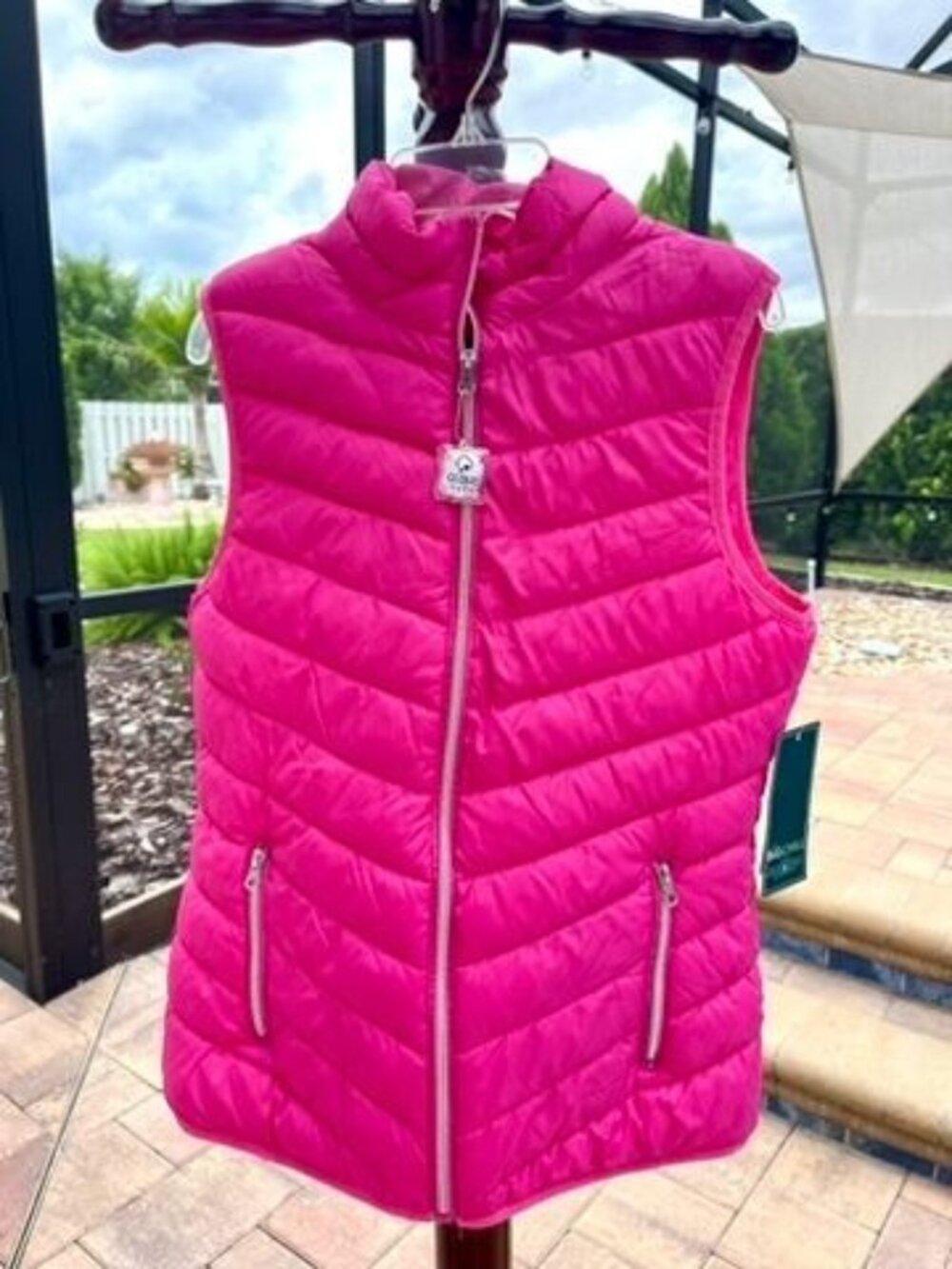 NWT Big Chill Hot Pink Puffer Vest – Size Small
